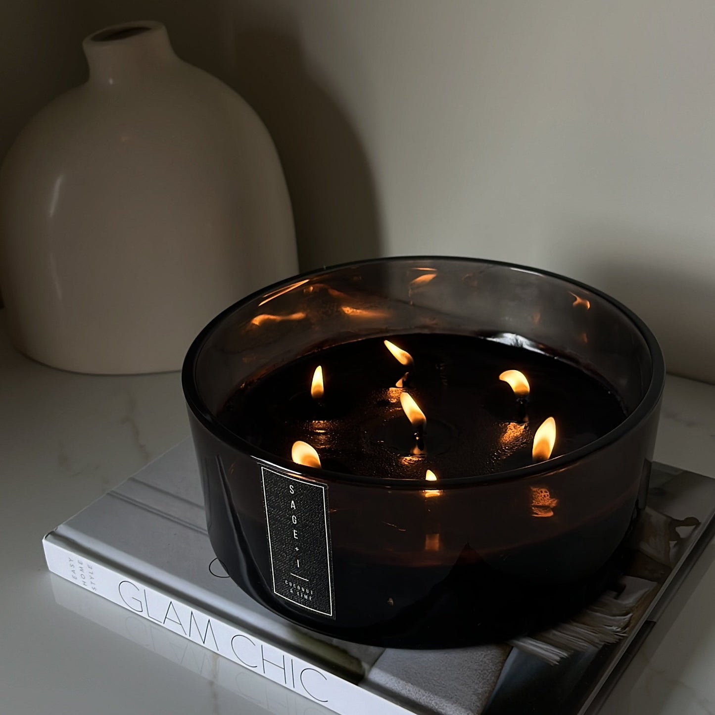 Noir Candle Bowl